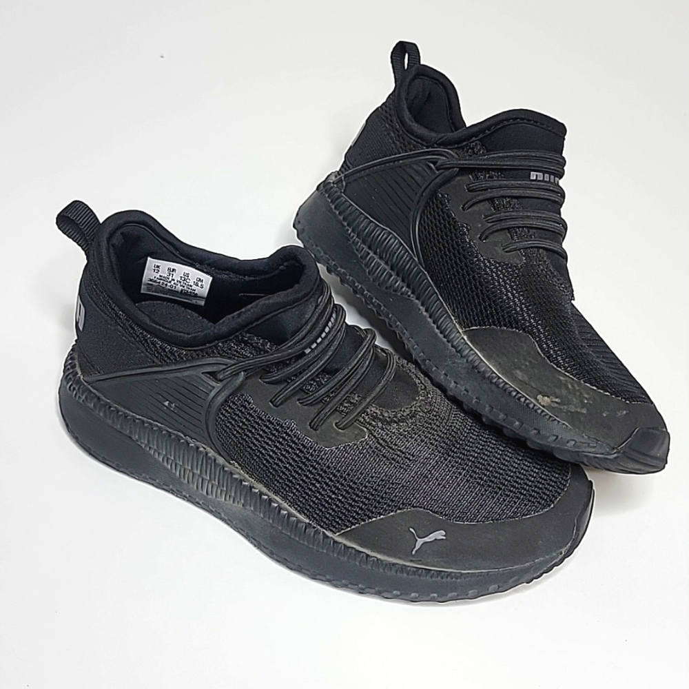 Kid's Puma Black Running Shoes
